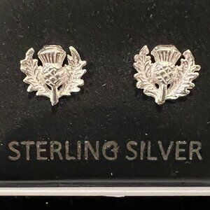 Scottish Thistle Earings - NIB